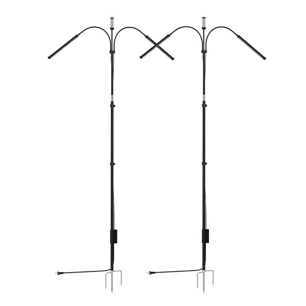 45-Watt Black Indoor Full Spectrum 4-Level Dimmable Height Adjustable Plug In Grow Light with Timer, Cool White (2-Pack) price history on PriceWatchPro