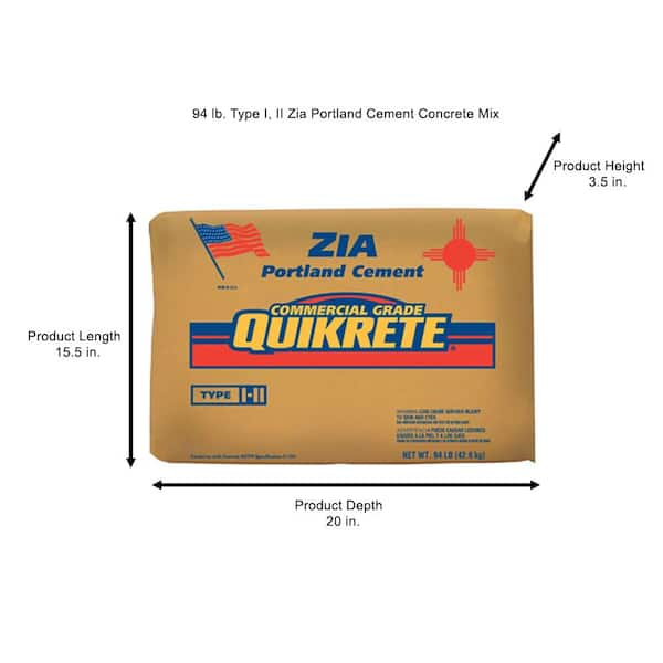 Quikrete 20 lb. Quick-Setting Cement Concrete Mix 124020 - The Home Depot