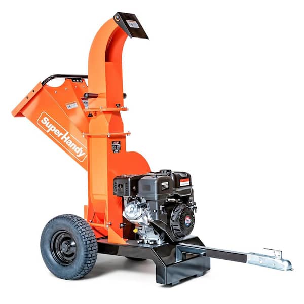 Towable Wood Chipper – 4 in. Capacity, 15 HP Gas Engine, Trailer-Ready with 2 in. Coupler and 13 in. Wheels