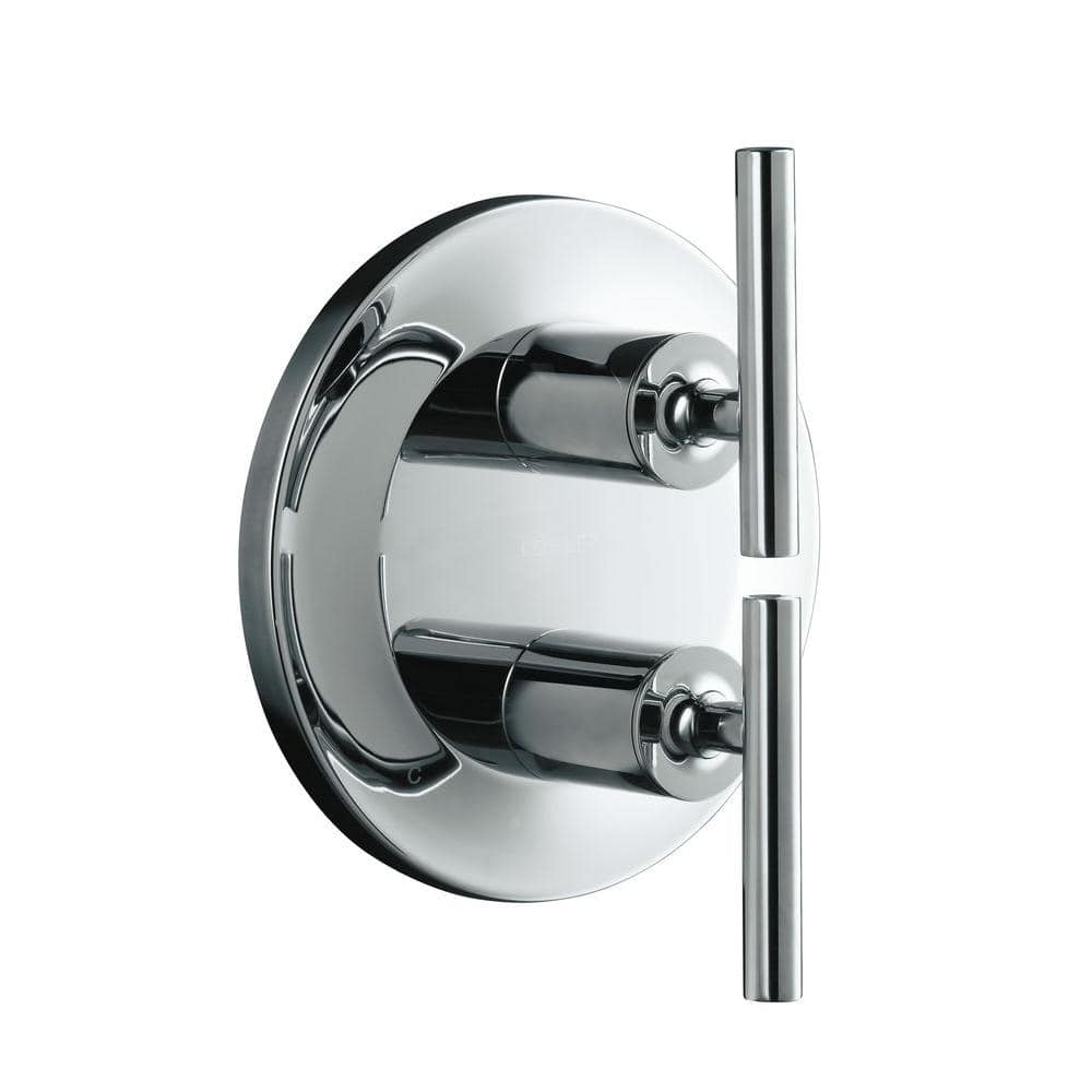 Purist 2-Handle Valve Handle in Polished Chrome (Valve Not Included)