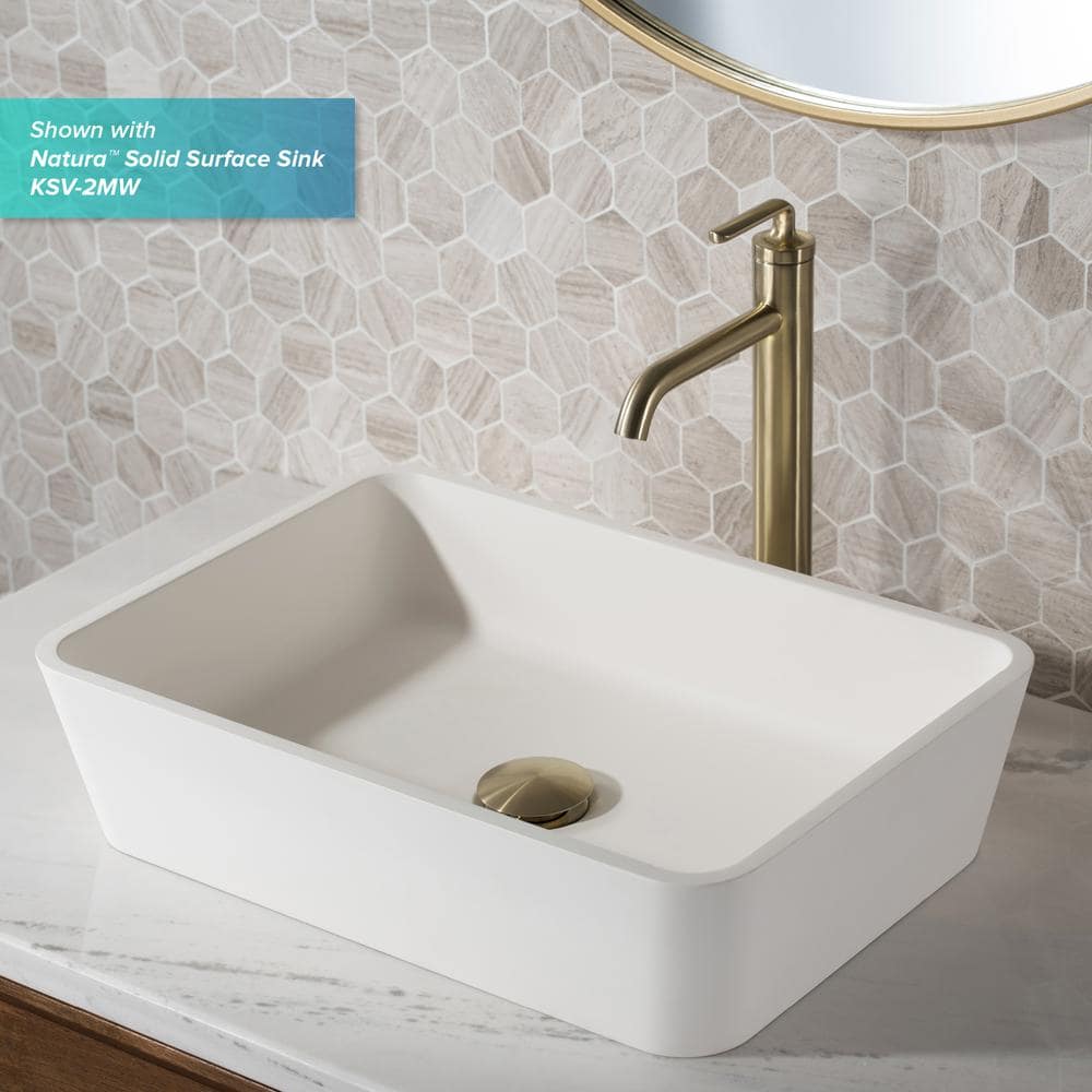 Ramus Vessel Chrome Single Handle Bathroom Faucet with Pop-Up Drain