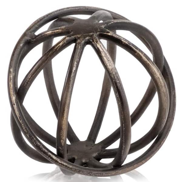 HomeRoots Bronze Bronze Large Sphere
