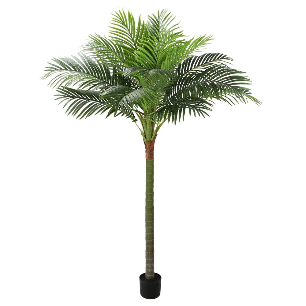 70 .86 in. Artificial Palm Plant in Black Plastic Pot SX-T17 - The Home ...