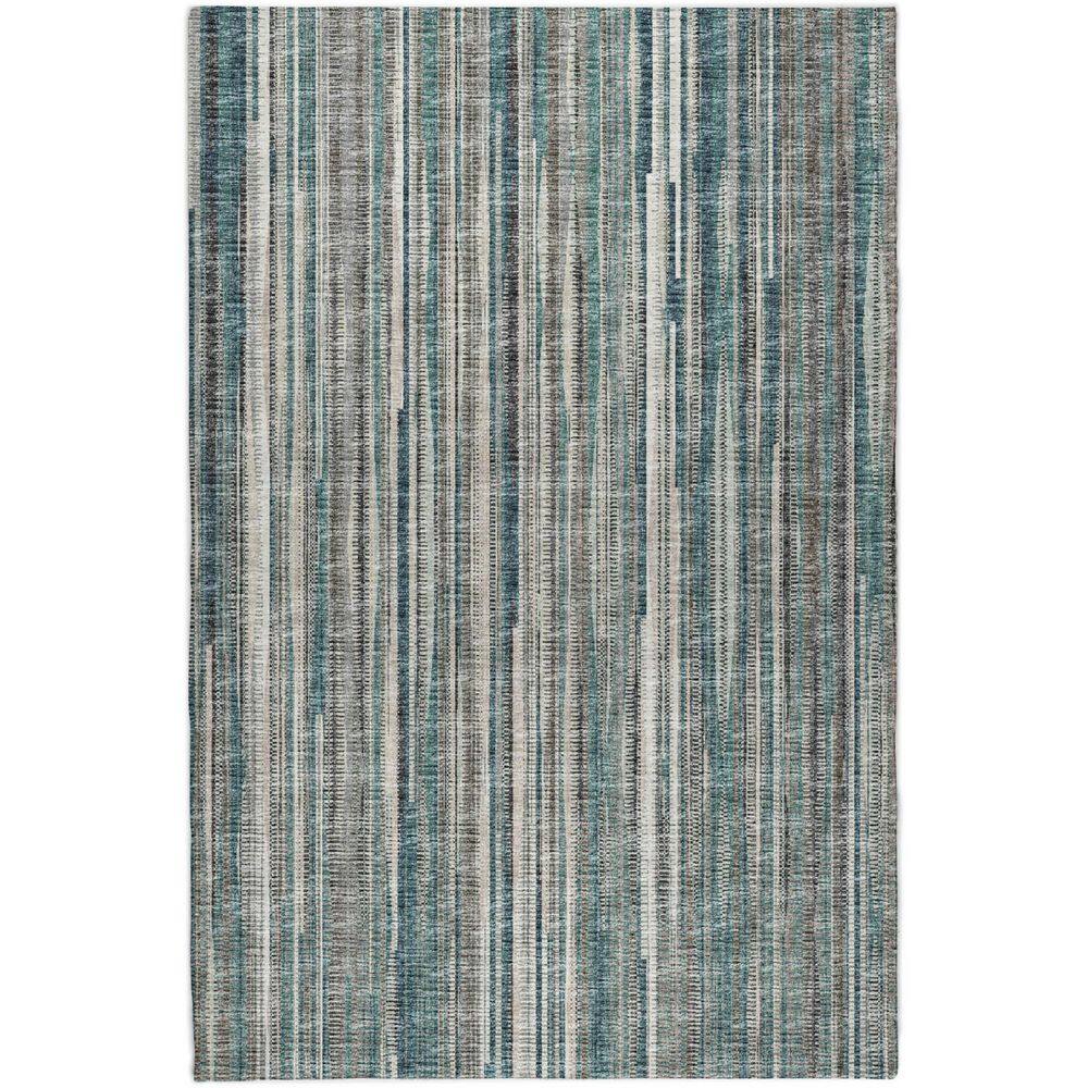Dream Shag Premium Machine Washable Abstract ADS31 Peacock 5 ft. x 7 ft. 6 in. Area Rug price history on PriceWatchPro
