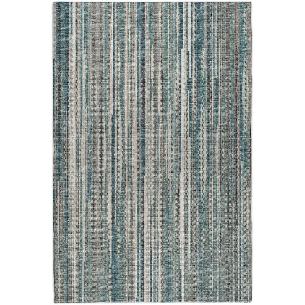 Dream Shag Premium Machine Washable Abstract ADS31 Peacock 9 ft. x 12 ft. Area Rug price history on PriceWatchPro