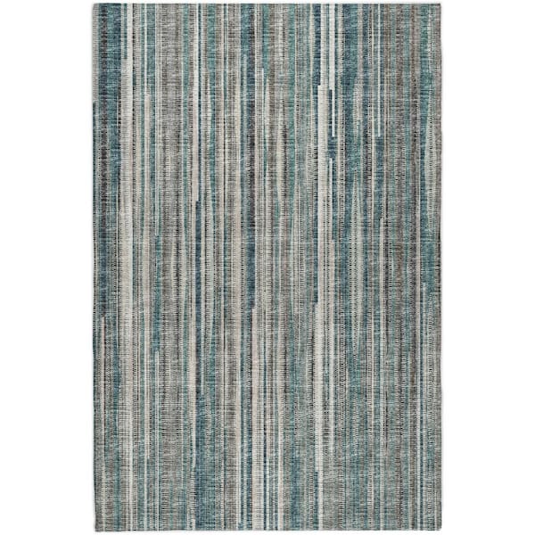 Addison Rugs Dream Shag Premium Machine Washable Abstract ADS31 Peacock ...