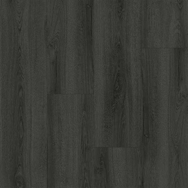 Unbranded Charcoal Oak 20 MIL x 9 in. W x 48 in. L Loose Lay Waterproof Luxury Vinyl Plank Flooring (24 sq. ft./case)