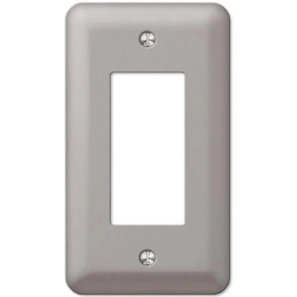 Declan 1-Gang Pewter Rocker Steel Wall Plate price history on PriceWatchPro