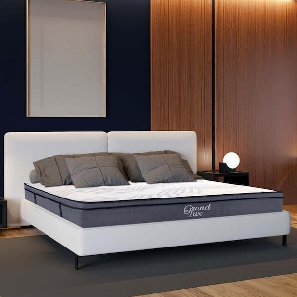 Elite Lux Full Medium Hybrid Euro Top Pocket Spring 14 in Mattress