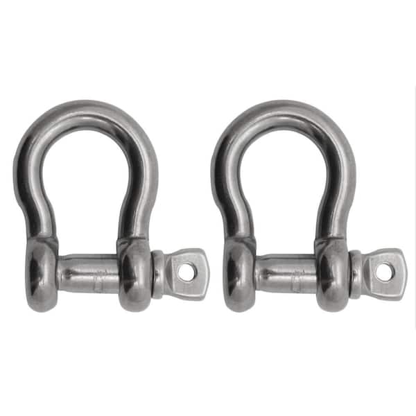 Extreme Max BoatTector Stainless Steel Anchor Shackle - 7/16", 2-Pack