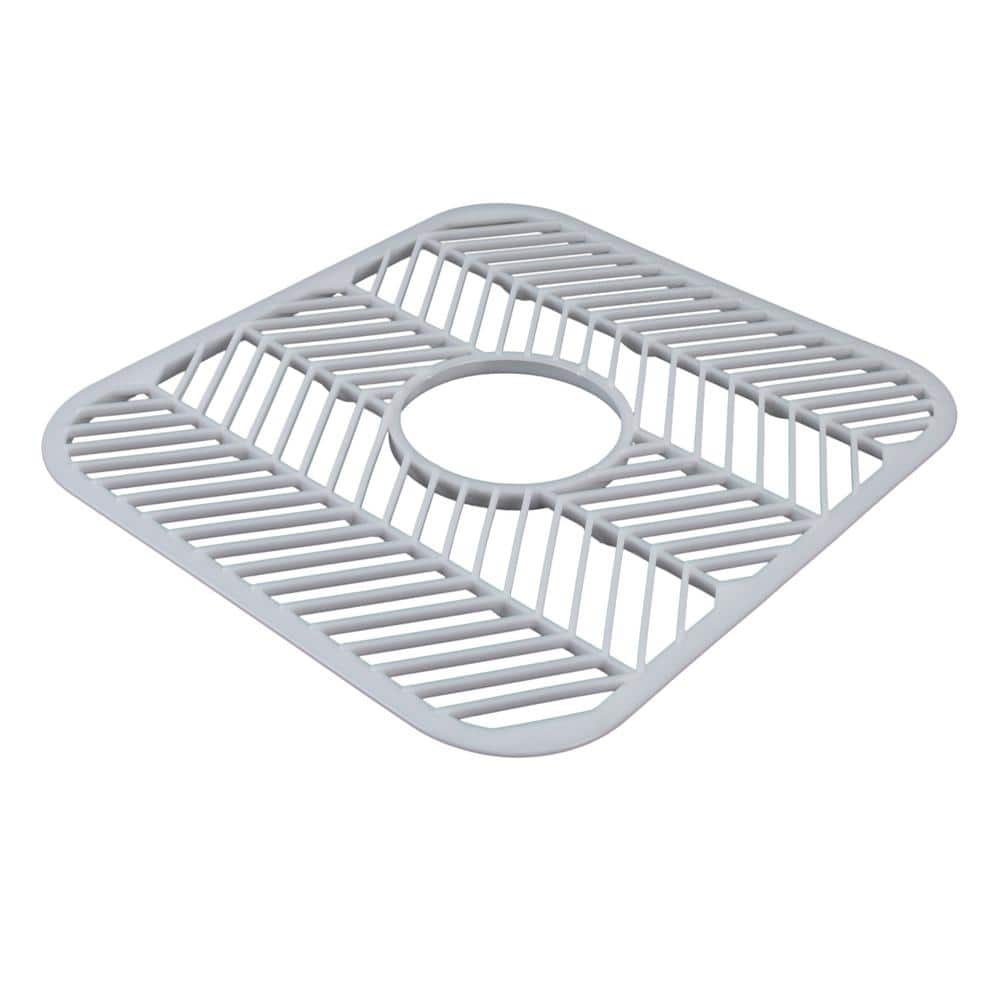 1pc White Kitchen Sink Mat With Diatomaceous Earth & Heat