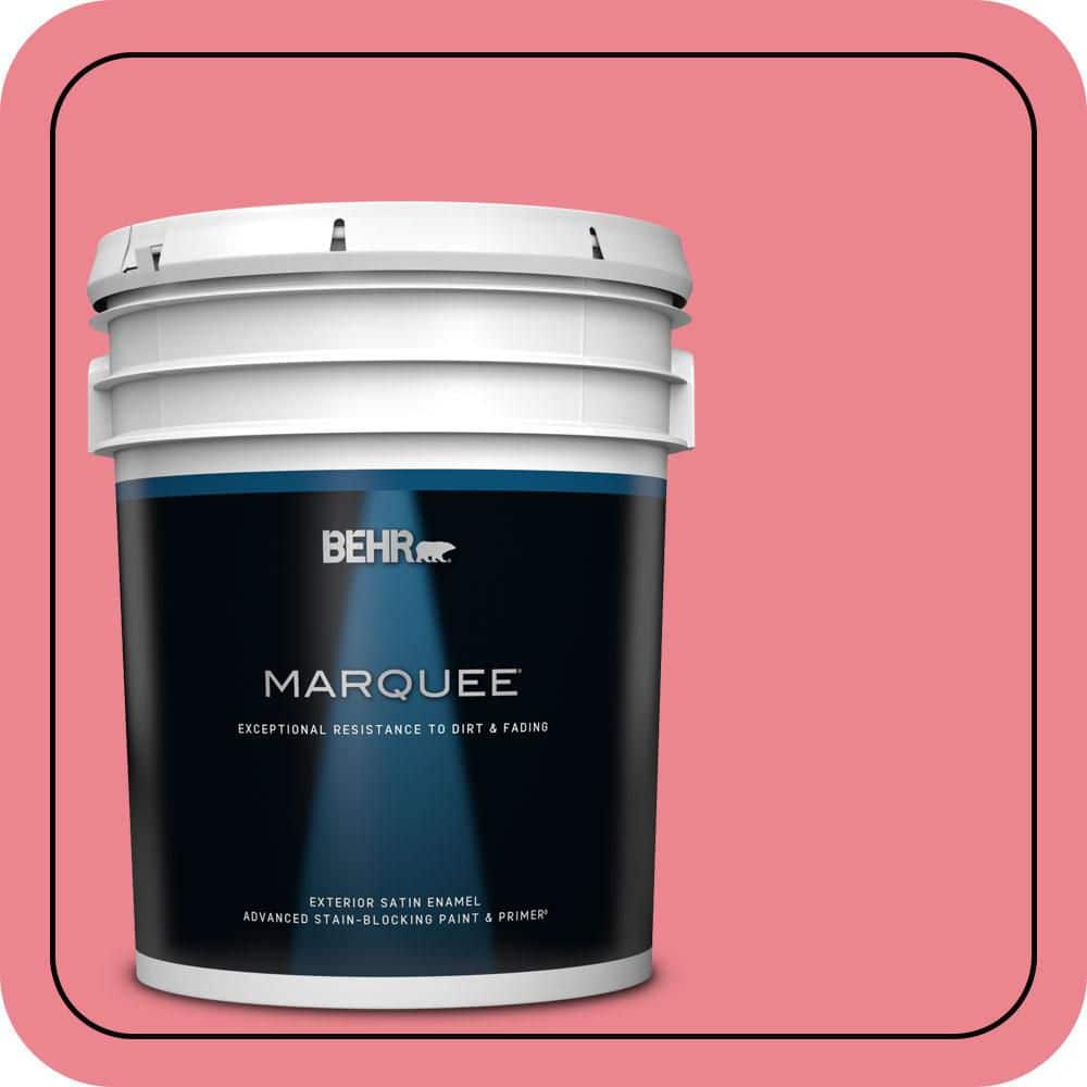 5 gal. #130B-5 Bridesmaid Satin Enamel Exterior Paint & Primer price history on PriceWatchPro