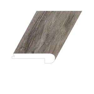 Manifesto Grand Bistre 1 in. Thick x 4.5 in. Wide x 94.5 in. Length Vinyl Flush Stair Nose Molding
