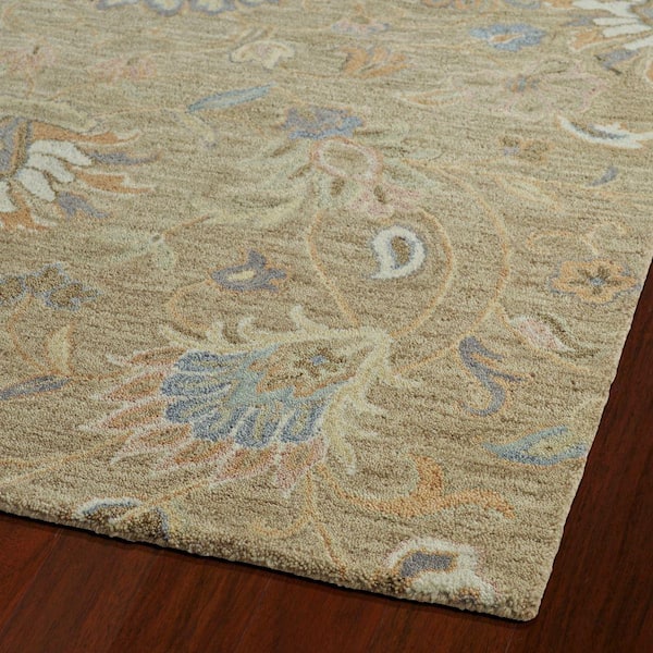 Helena Light Brown 3 ft. x 12 ft. Runner Rug