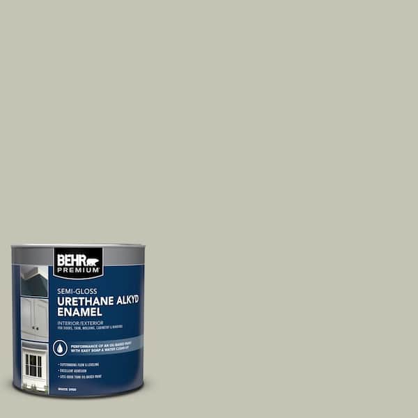 1 qt. #BNC-04 Comforting Gray Semi-Gloss Enamel Urethane Alkyd Interior/Exterior Paint