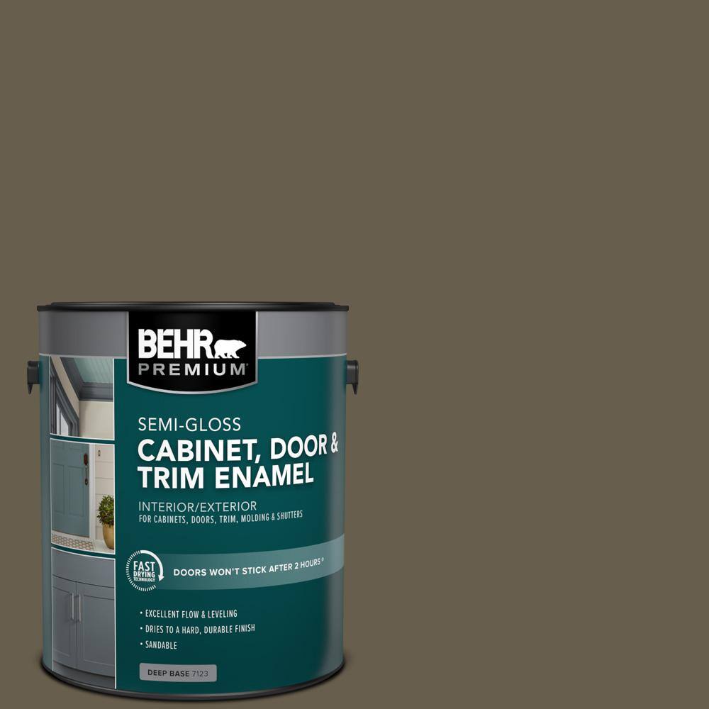 1 gal. #N320-7 Primitive Semi-Gloss Enamel Interior/Exterior Cabinet, Door & Trim Paint price history on PriceWatchPro
