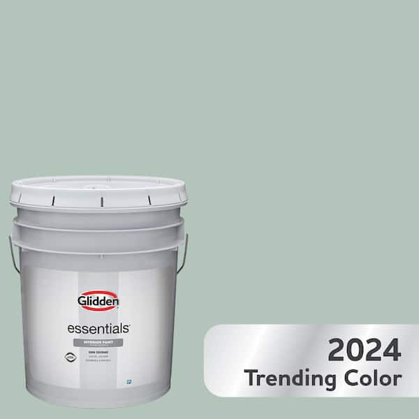 Glidden Essentials 1 gal. PPG1009-4 Gray Stone Flat Interior Paint