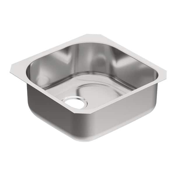MOEN 1800 Series Undermount Stainless Steel 20 in. Single Basin Kitchen Sink