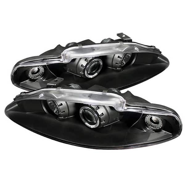 Spyder Auto Mitsubishi Eclipse 95-96 Projector Headlights - LED Halo ...