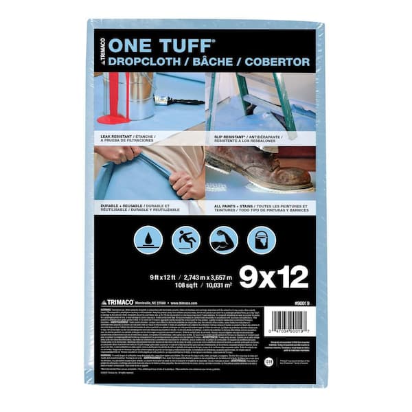 One Tuff 9 ft. x 12 ft. Professional Grade Drop Cloth