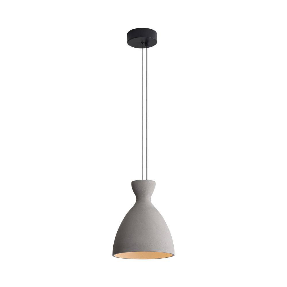 Aethera 12-Watt 1 Light Grey Cement Integrated LED Pendant Light with Grey Cement Shade price history on PriceWatchPro
