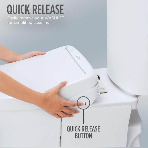 TOTO S2 Washlet Electric Heated Bidet Seat for Elongated Toilet in