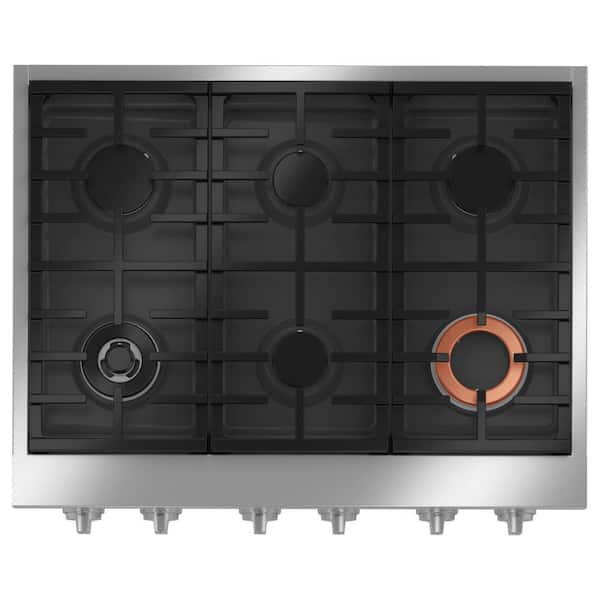 Avantco Chef Series CAG-R-6-36 36 6 Burner Gas Countertop Range