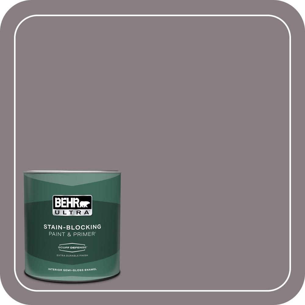 1 qt. #N570-4 Classy Plum Extra Durable Semi-Gloss Enamel Interior Paint & Primer price history on PriceWatchPro