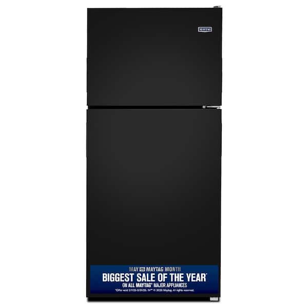 Maytag 18 cu. ft. Top Freezer Refrigerator in Black