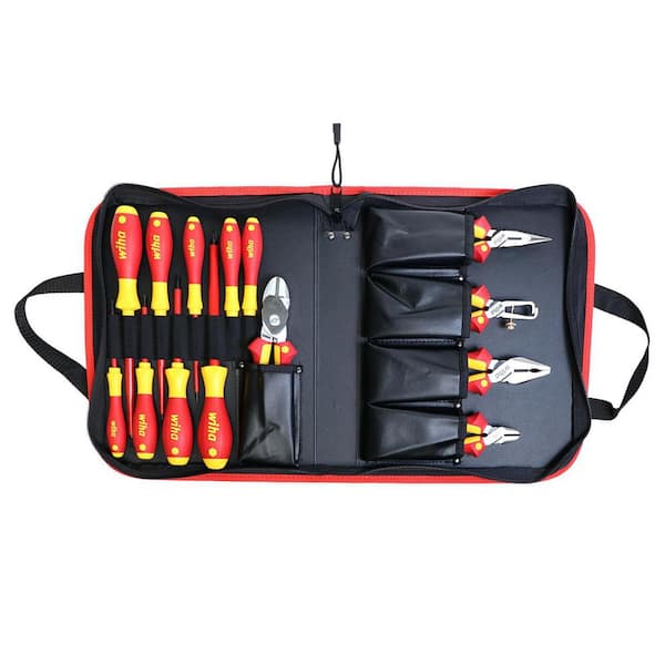 1000-Volt Insulated Pliers Cutters and Screwdriver Set (14-Piece)