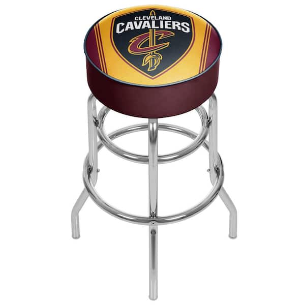 Trademark Cleveland Cavaliers NBA 31 in. Chrome Padded Swivel Bar Stool