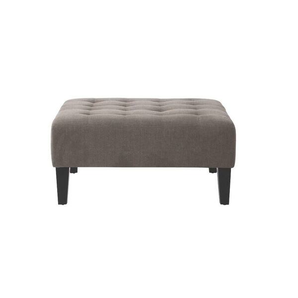 Unbranded Zane Charcoal Accent Ottoman