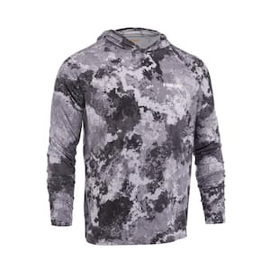 Men's X-Large Veil Tac Gray Performance Long Sleeved Hoodie Shirt