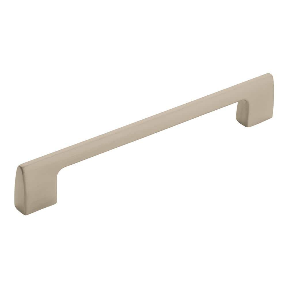 Riva 6-5/16 in. (160mm) Modern Satin Nickel Bar Cabinet Pull