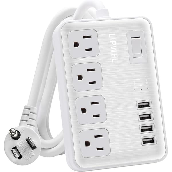 Heavy Duty 20-Amp 2400-Watt Appliance Surge Protector Smart Plug with  outlet s