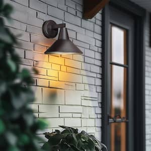 Bay Crest 1-Light Dorian Bronze Outdoor Wall Lantern Sconce