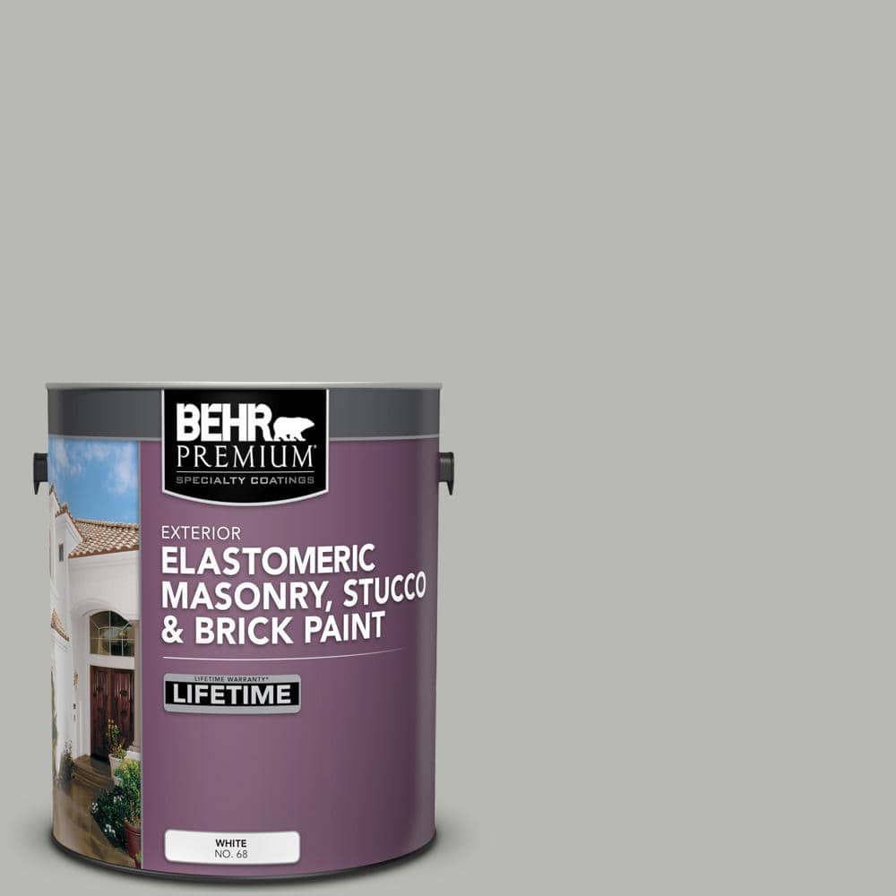 1 gal. #PPU18-11 Classic Silver Elastomeric Masonry, Stucco and Brick Exterior Paint price history on PriceWatchPro