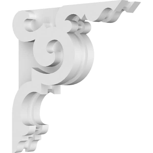 Ekena Millwork 1-7/8 in. x 10 in. x 10 in. PVC Benson Corbel