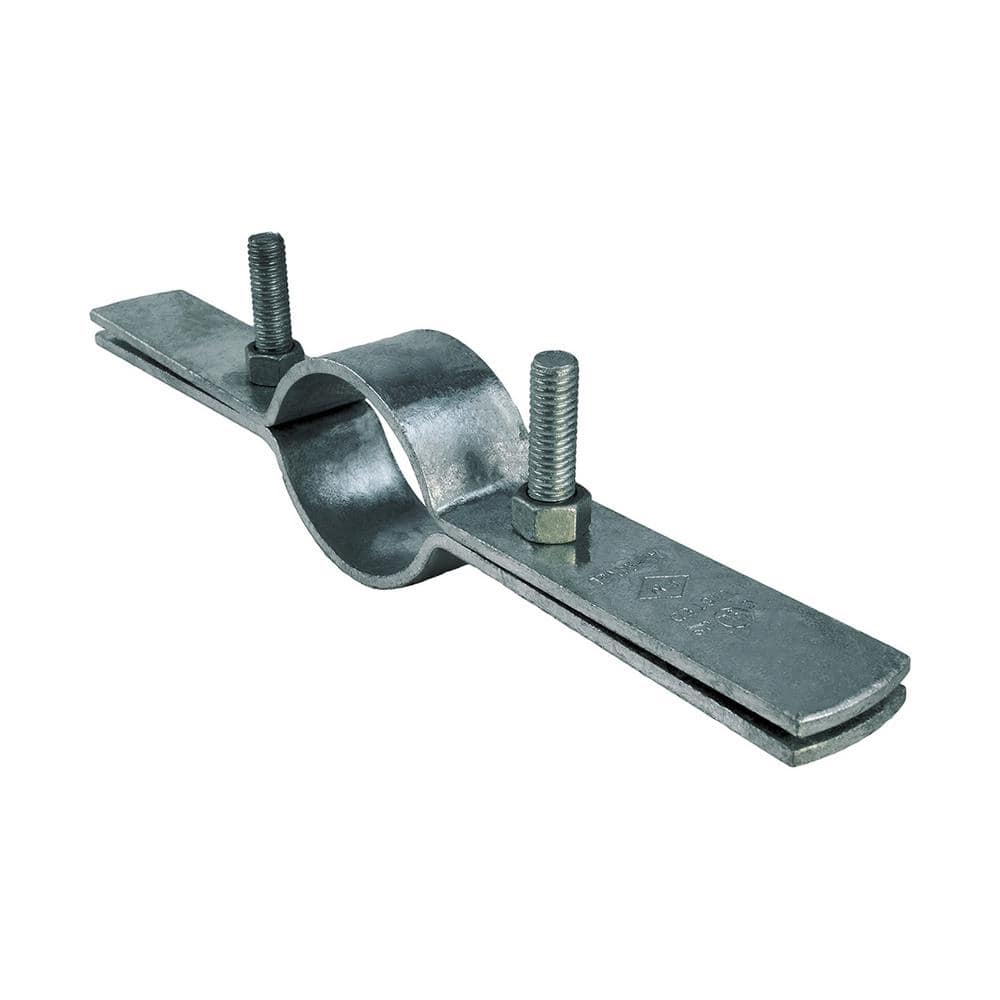 The Plumber's Choice - 5 in. Riser Clamp in Galvanized Steel