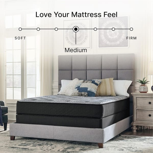 Comfort Plus Queen Medium Hybrid 10 in. Bed-in-a-Box Mattress