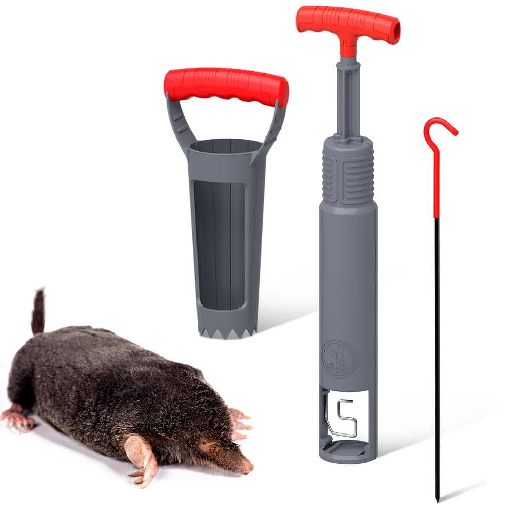 Mole Trap Half Round Metal Mole Killer Reusable Ground Squirrel Trap Heavy  Duty Gopher Rat Vole Traps Tactical Traps (4 Packs)