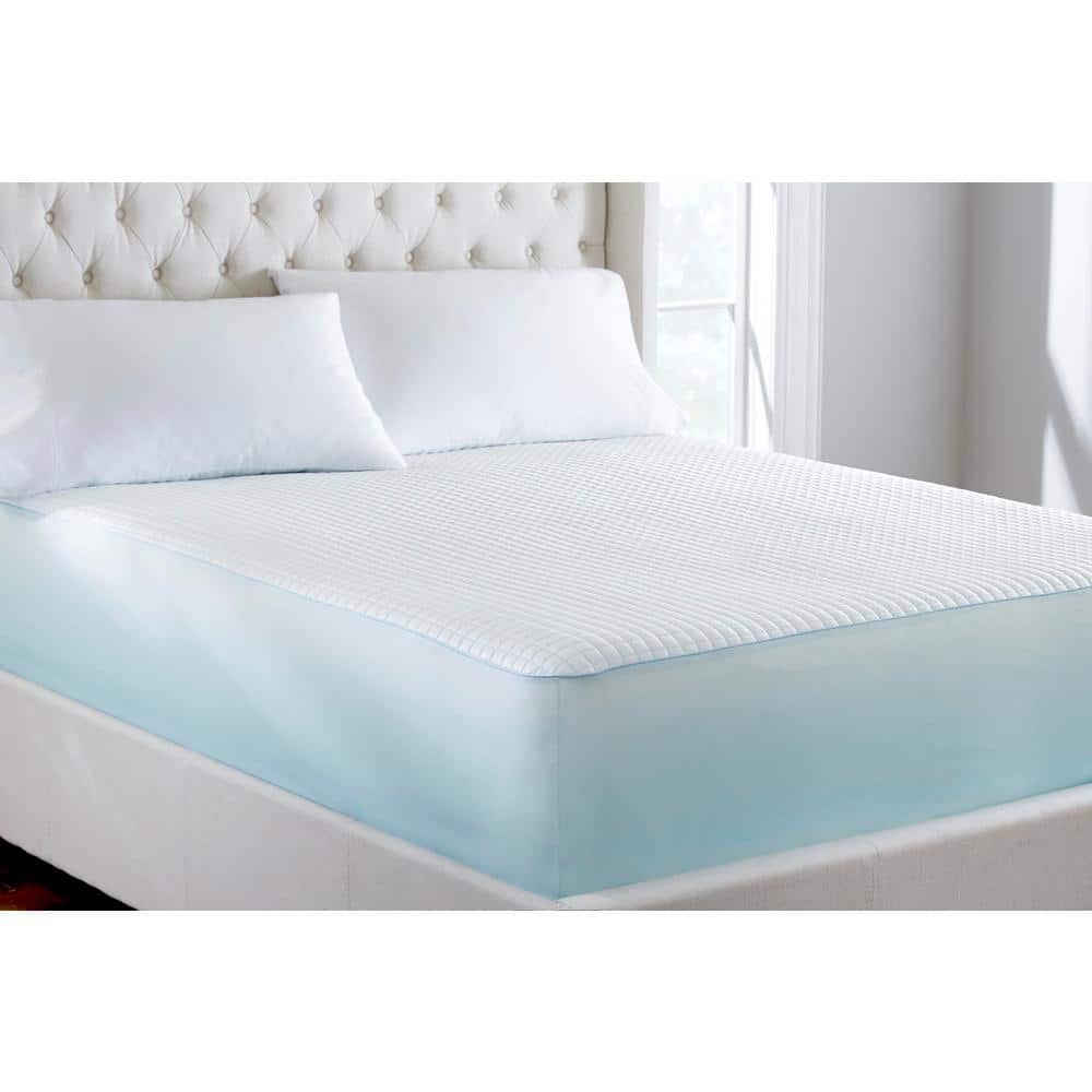 Home Details Sanitized Waterproof Fitted Mattress Protector, Twin