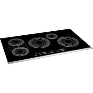 Gallery 36 in. Induction Modular Cooktop in Black with 5 Burner Elements, including Bridge Burner for Griddle