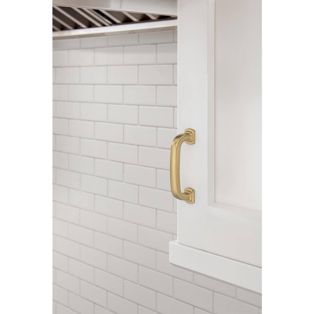 Champagne Bronze 3" Modern Cabinet Pull with Mounting Hardware