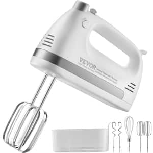 5-Speed Electric Hand Mixer 250-Watt Portable Electric Handheld Mixer Baking Supplies Whipping Mixing Egg White