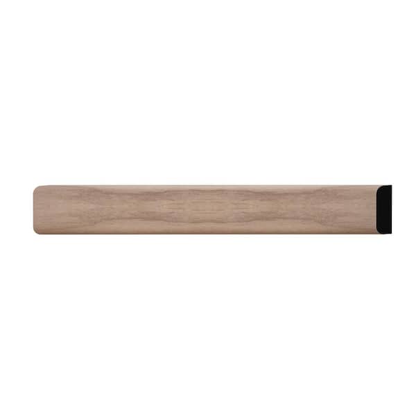 Ekena Millwork WM142 0.25 in. D x 0.75 in. W x 6 in. L Wood (Walnut) Chair Rail Sample
