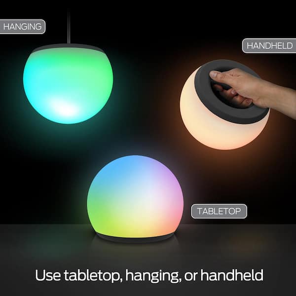 handheld led touch orb light lamp