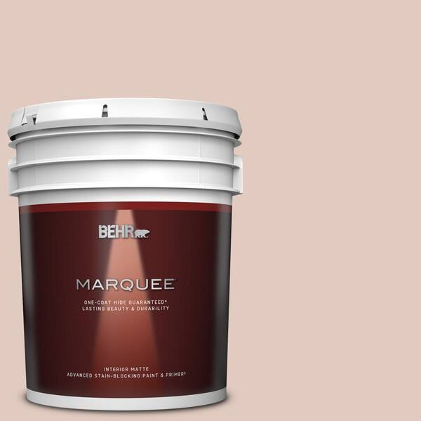 BEHR MARQUEE 5 gal. Home Decorators Collection #HDC-NT-10 Victorian Cameo Matte Interior Paint & Primer