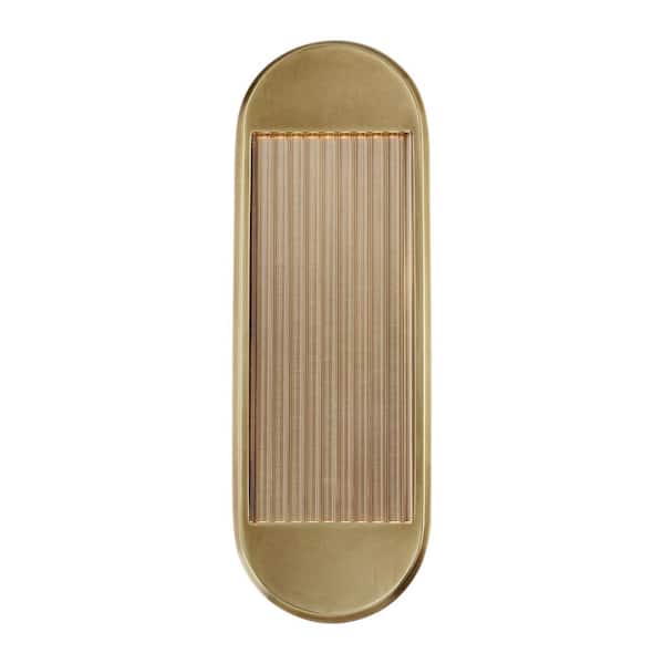 Palais 16-in 1 Light 17-Watt Vintage Brass Integrated LED Vanity Light