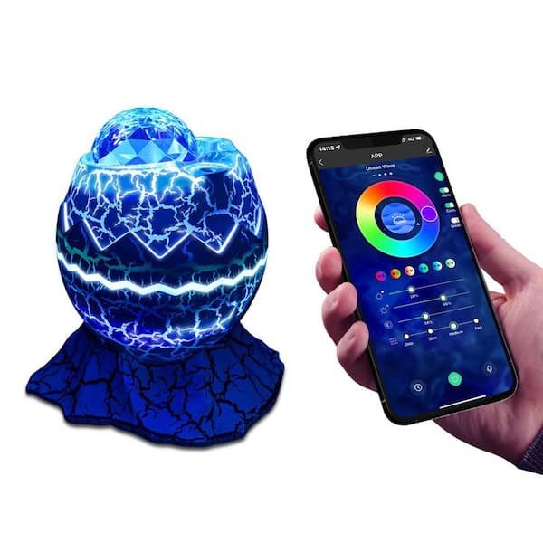 Dinosaur Egg Galaxy Starry Sky Projector With Wireless Music Player, Star Projector Night Light With White Noise, Mist, Timer Remote Control, Gift For - View #4